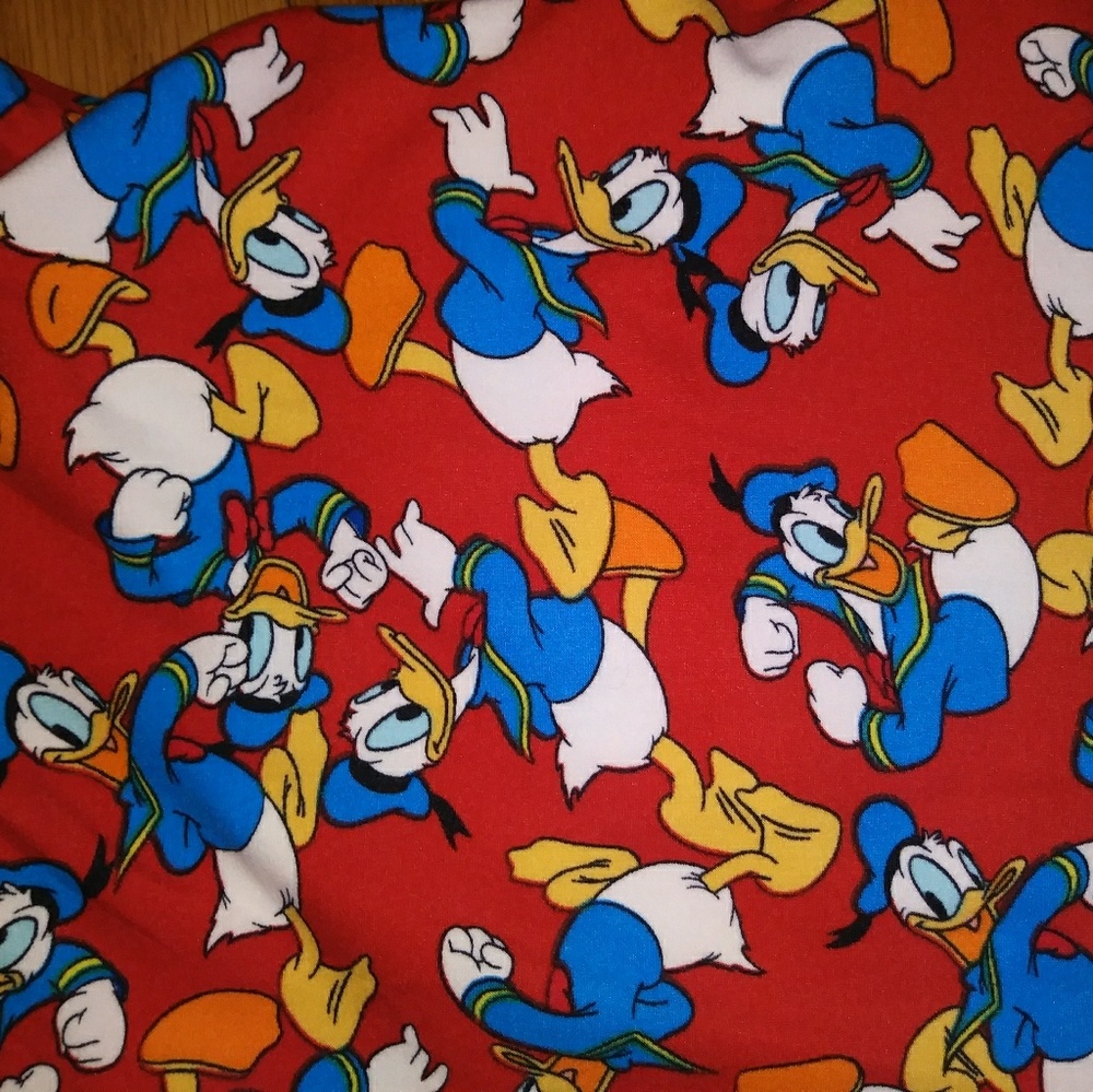 LuLaRoe Donald duck SET leggings and tee